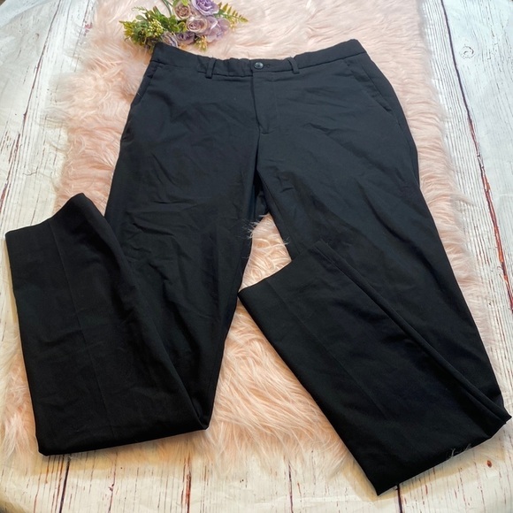 Zara Men’s Black Slim Fit Trouser Dress Pants sz 29 - Picture 1 of 10
